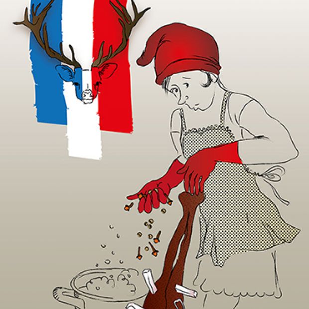 ilustracja z książki o kulinariach